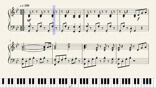 Octopath Traveler - Battle I (easy version) ~ piano cover