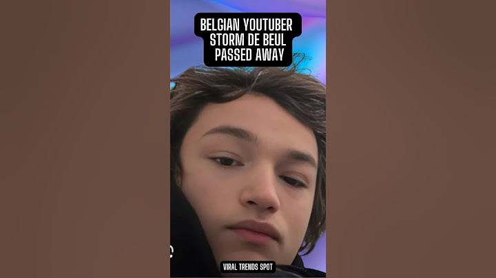 Belgian YouTuber Storm De Beul Passed Away In Lapland - Northern Sweden