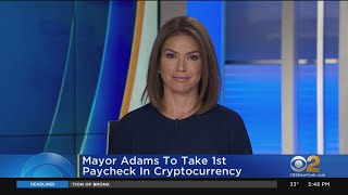 Mayor Adams To Take 1st Paycheck In Cryptocurrency