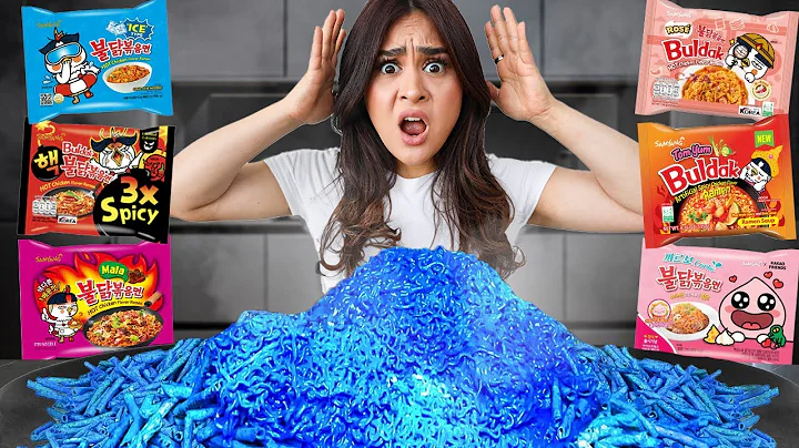 I Tried Every KOREAN SPICY Ramen Noodle Flavor!