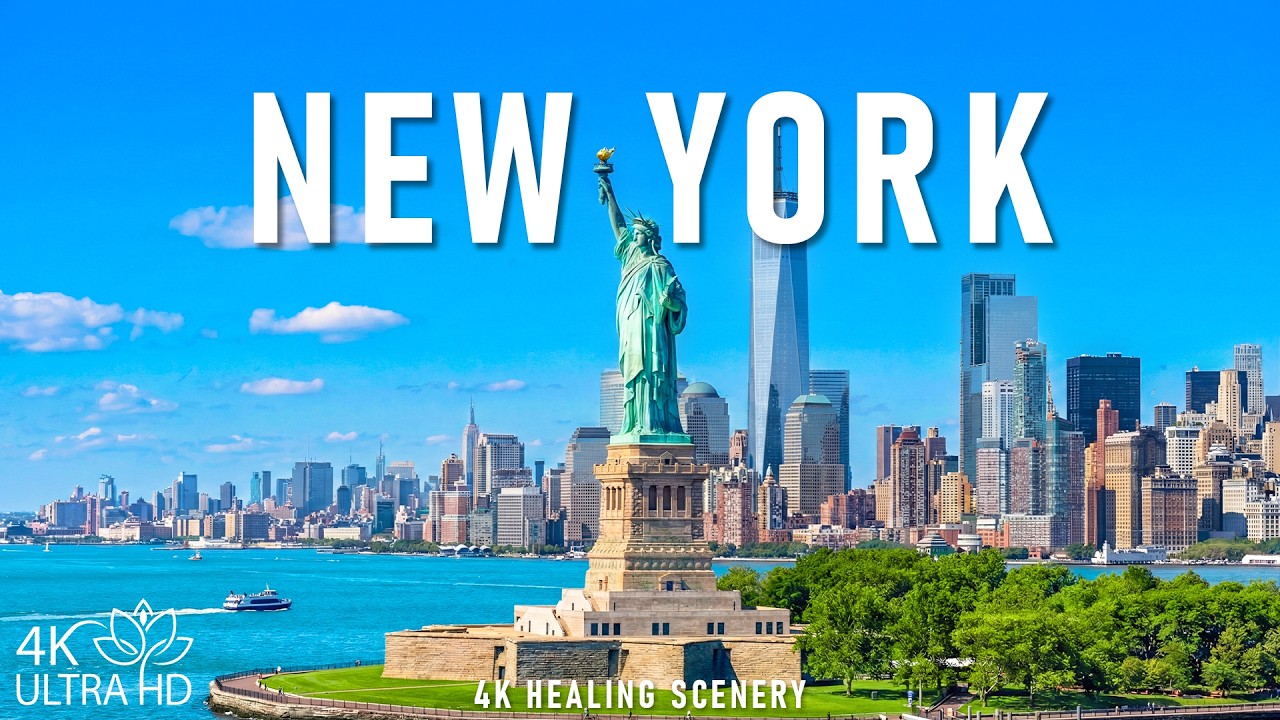 Нью-Йорк 4K | Шепот городского оазиса – зеленые тропы, тихие пруды и смена времен года