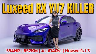 2026 Luxeed RX: First Look at Huawei's 4-LiDAR System & 594HP Electric SUV
