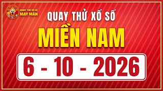 Quay thử Xổ Số Miền Nam ngày 06/10/2026 - XSMN Thứ 3 - Vũng Tàu, Bến Tre, Bạc Liêu