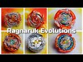 Toutes les evolutions de ragnaruk dans beyblade burst