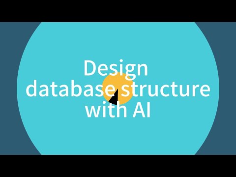 Let AI help you design database models and edit them online