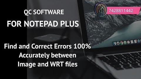 #notepadplus #notepad++ #proofreader #Errorfinder #Checkingsoftware #qcsoftware. Get 100% Accuracy