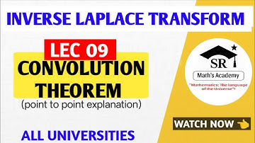  Inverse Laplace Transform | Convolution Theorem | Concept & Example | sr maths academy 