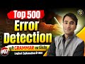 Top 500 Error Detection Class - 07 🔥 SSC/Delhi Police/RRB/UPSI English Questions | By Vinay Sir
