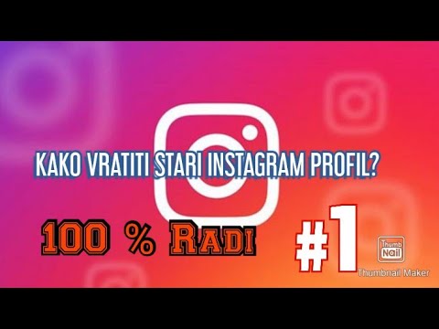 Video: Kako Vratiti Korisnički Profil