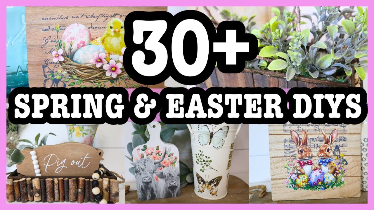 🐣30+ простых весенних и пасхальных поделок из товаров из магазина 