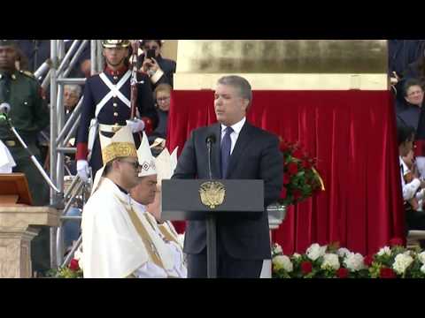 Presidente Iván Duque en la misa de Centenario de la Coronación de la Virgen de Chiquinquirá
