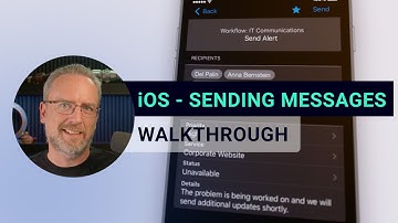 iOS Sending Messages - xMatters Support
