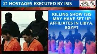 Video of 21 hostages executed by ISIS released