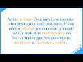 Meet Go-Mailer: your simple, flexible, and performant email marketing solution.