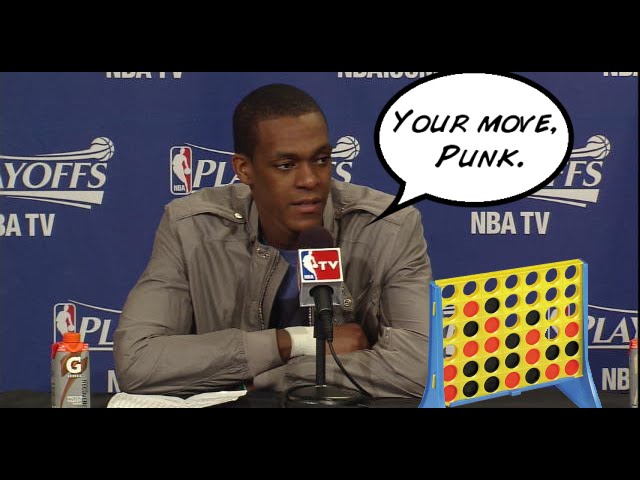 Rajon Rondo Still Destroying Children In Games Of Connect Four