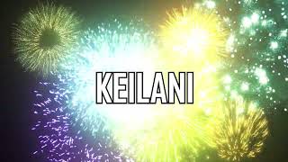 Feliz Pleaños Keilani