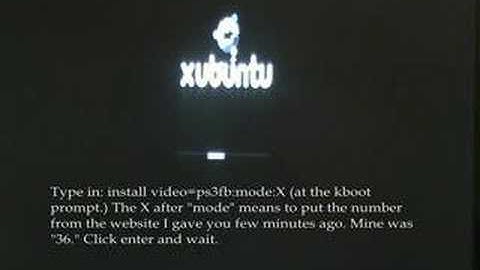 PLAYSTATION 3: How to install linux - Part 1/2