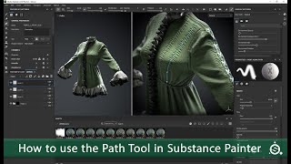 How to use the Path Tool in Substance Painter