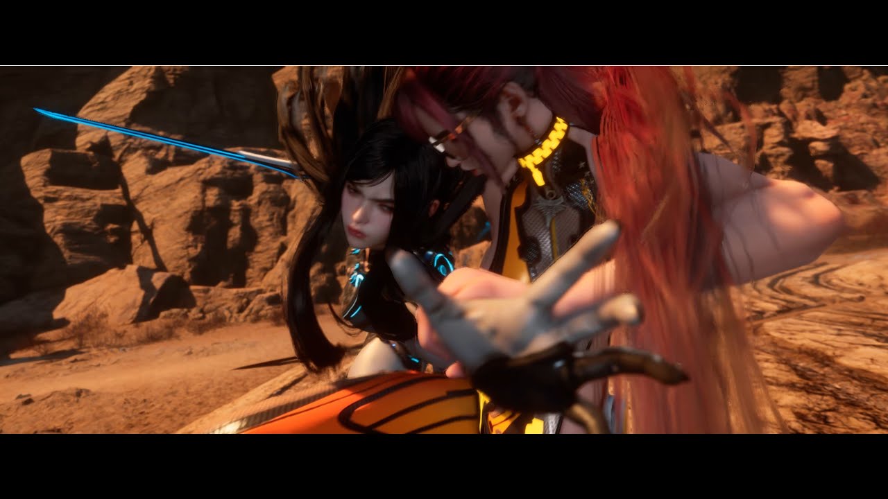 (32:9) 5120x1440 : Cerberus-X : 9800X3D + RTX 5090 FE : Stellar Blade : Duel vs Raven (Human) !