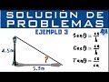 Razones trigonométricas | Solución de problemas Ejemplo 3