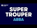 ABBA - Super Trouper (Karaoke with Lyrics)