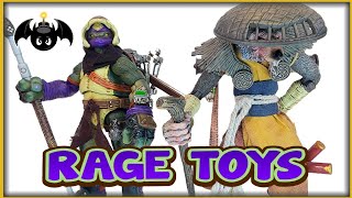 Rage Toys Samurai Force Autumn & Master NOT TMNT Donatello & Master Splinter Action Figures Review.