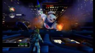 Lets Play Ghost busters (wii) Part 11 - The Rise and Fall of Stay Puff