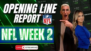 NFL Opening Line Report | 2025 NFL Week 2 Odds, Picks and Predictions | Sept. 8, 2025