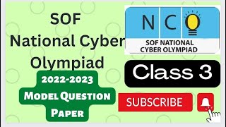 #FavFive | SOF National Cyber Olympiad Class 3 2022-2023 | NCO Model  Test Paper | #nco | #class3 screenshot 3