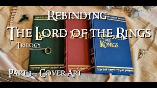 Book Rebinding  The Lord of the Rings Trilogy  Part 3 #bookbinding #thelordoftherings #clothbound