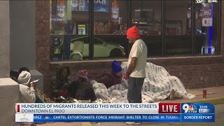 Hundreds of migrants released this week to the streets of El Paso