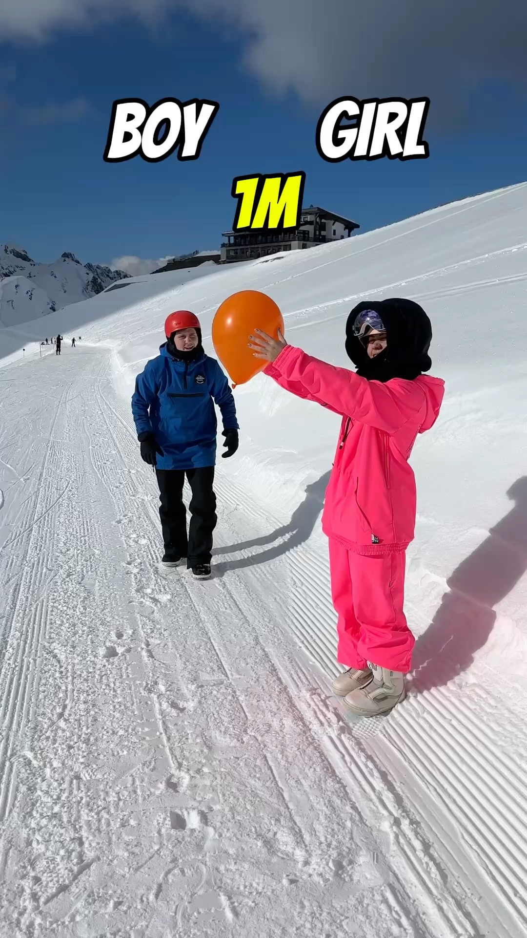 ❌?️2256m BALLOONS CHALLENGE | BOY VS GIRL ?