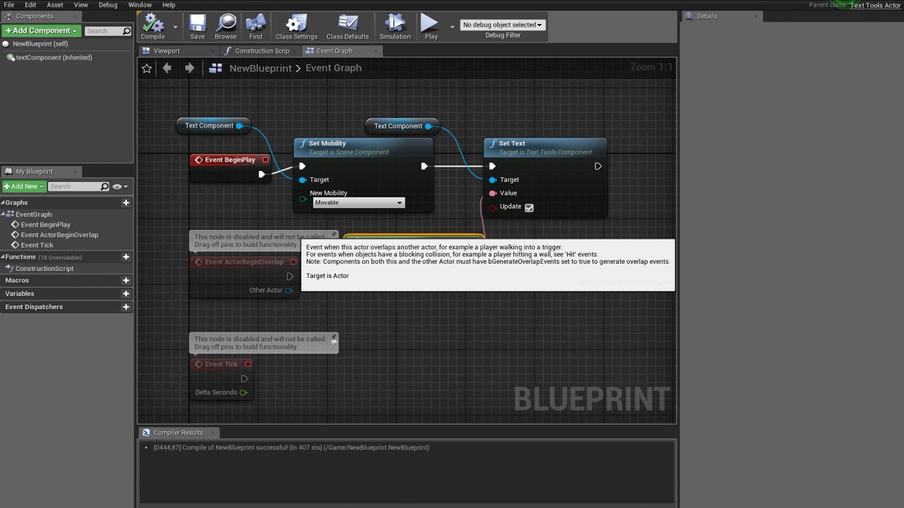 Text Tools for Unreal Engine 4 - Blueprint - YouTube