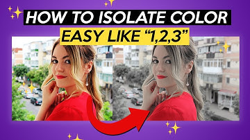 How to isolate color in a photo Photoshop Tutorial