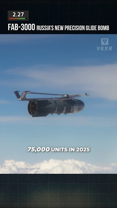 Russia's Insane Precision Glide Bomb 'FAB-3000'