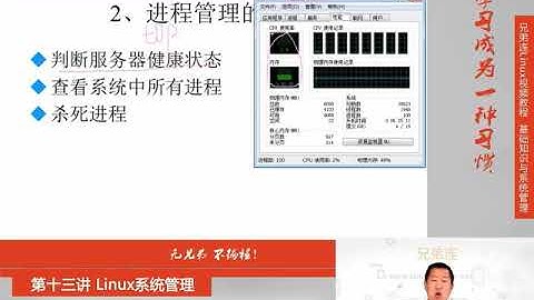 兄弟连新版Linux视频教程 13.1.1 Linux系统管理 进程管理 进程查看