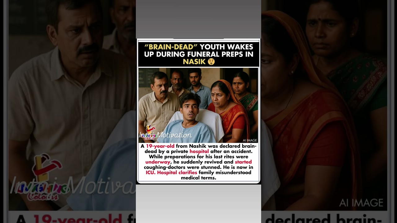 Youth wakes during funeral 😲