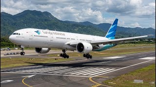 Lombok Airport Plane Spotting | Boeing 777, 737 & A320 in Action