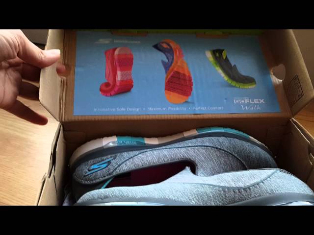 Unboxing SKECHERS GO FLEX WALK EXECUTIVE 54013-CHAR SLIP ON WALKING SHOES  (100% ORIGINAL & RESMI) 