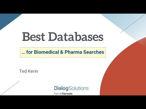 Best Databases for Biomedical and Pharma Searches