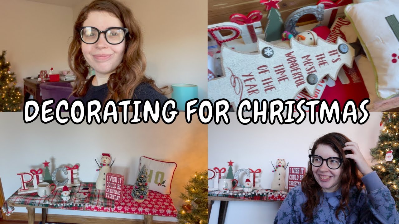 Decorate my room for CHRISTMAS with me + my VlOGMAS Plan! and thank you