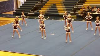 Rockridge competitive cheer 2017