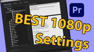 BEST 1080p Sequence Setting