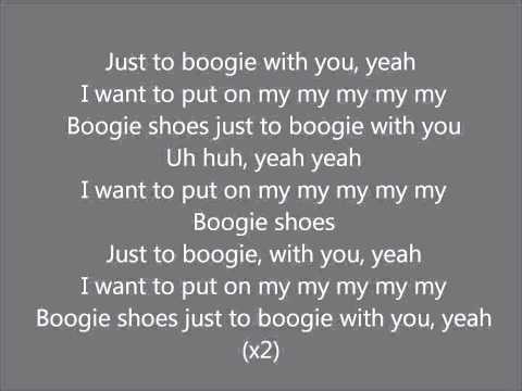 Glee - Boogie shoes - Lyrics