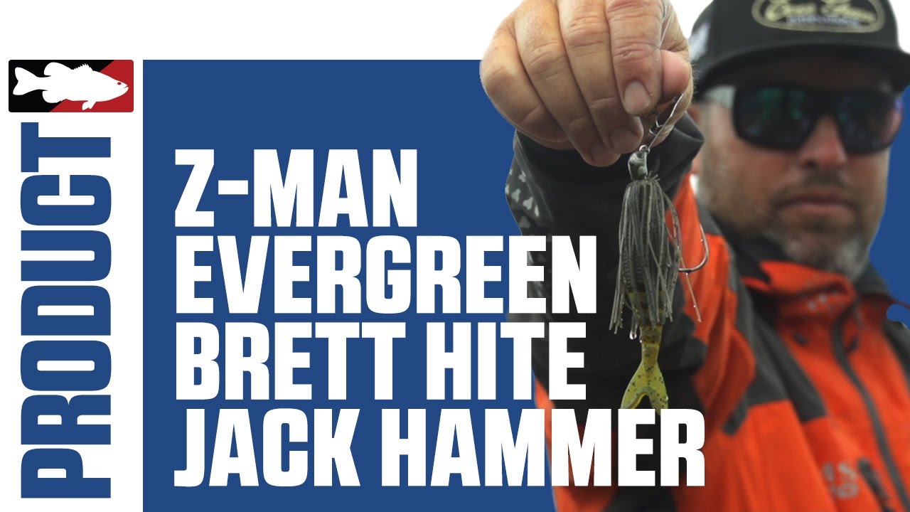 Z-Man x Evergreen Jack Hammer Chatterbait with Brett Hite 