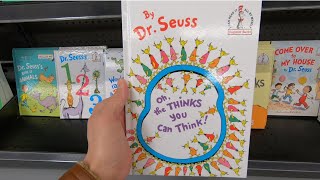 OH, THE THINKS YOU CAN THINK! DR. SEUSS BOOK BEGINNER BOOKS CLOSE UP AND INSIDE LOOK
