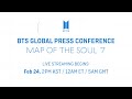 Bts global press conference map of the soul  7