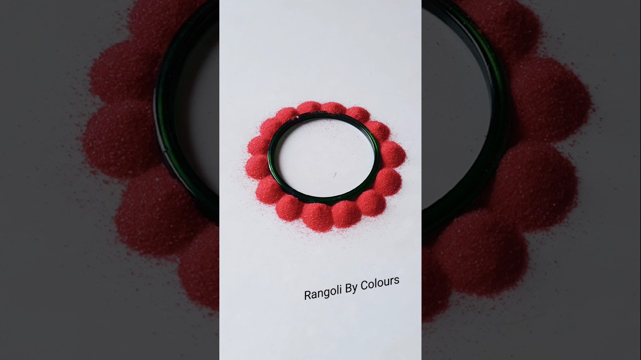 Beginner Friendly Rangoli | Diwali Decoration Idea 🪔 