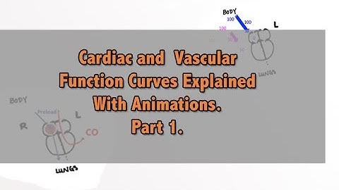 Animation Explanation of Cardiac and Vascular Function Curves [Part 1]