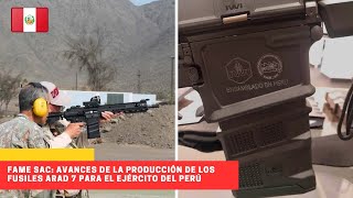 Avances de la producción de los fusiles de asalto ARAD 7 para el Ejército del Perú #peru